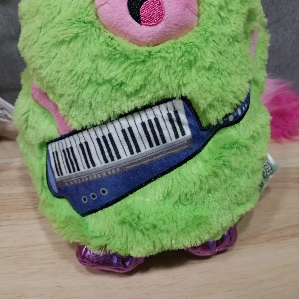 Misfittens Plush Rock Gurlz Guitar Keytar Set 11 Inch Plushies
